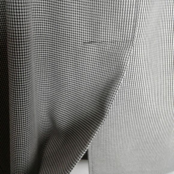 Alfred Dunner Size 14 Navy Blue And White Skirt with belt - Picture 4 of 6